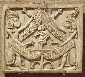 Winged Genii, Assyrian Period, c.750 BC